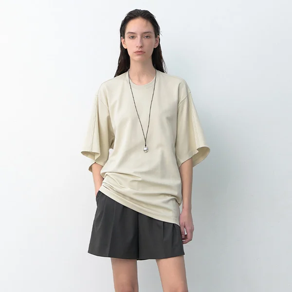 STITCH OVERFIT JERSEY TOP(T-7050)_2Colors