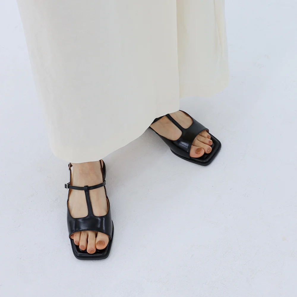 T strap sandal_24011_black