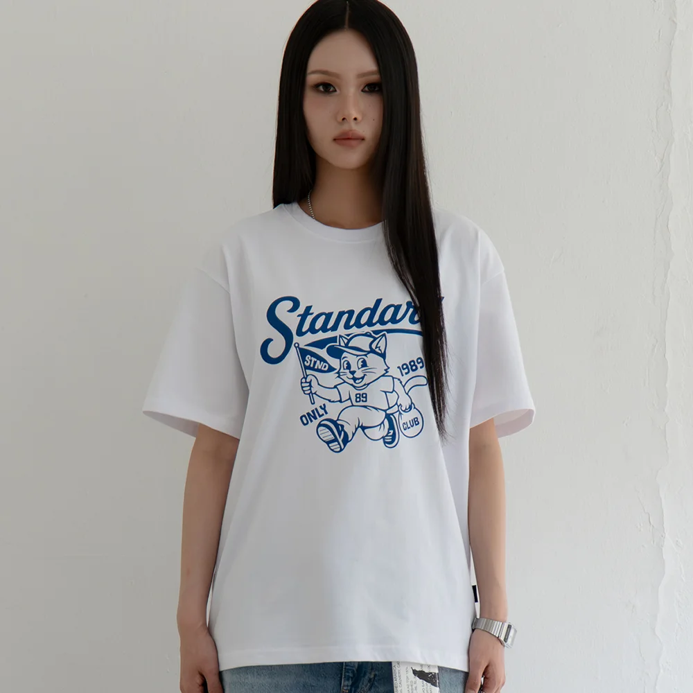 STND CAT 涼感 純棉 寬鬆版型 短袖 (SISSTD-0269)