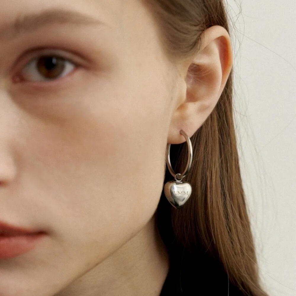 LMM Classic Heart Ring Earrings