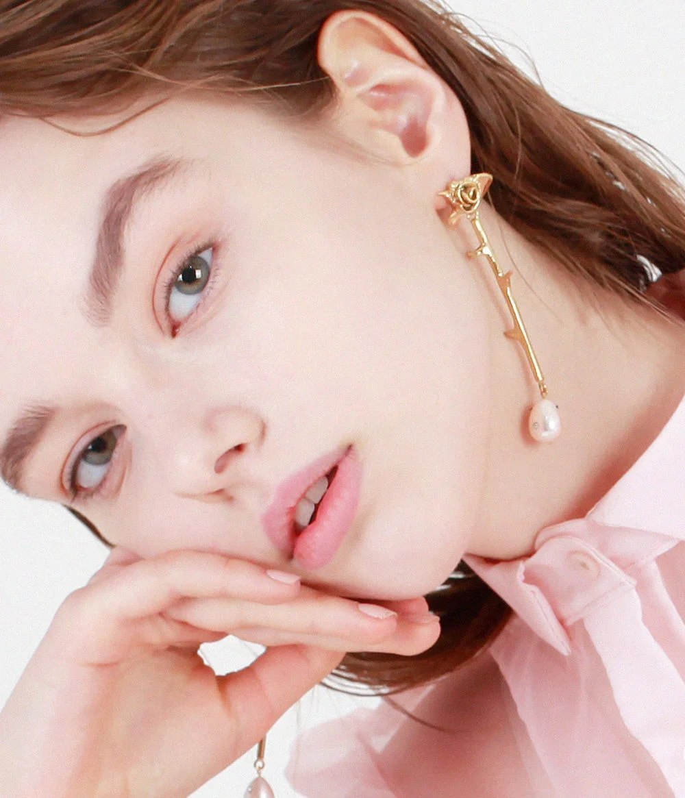 Rose Blossom Earring