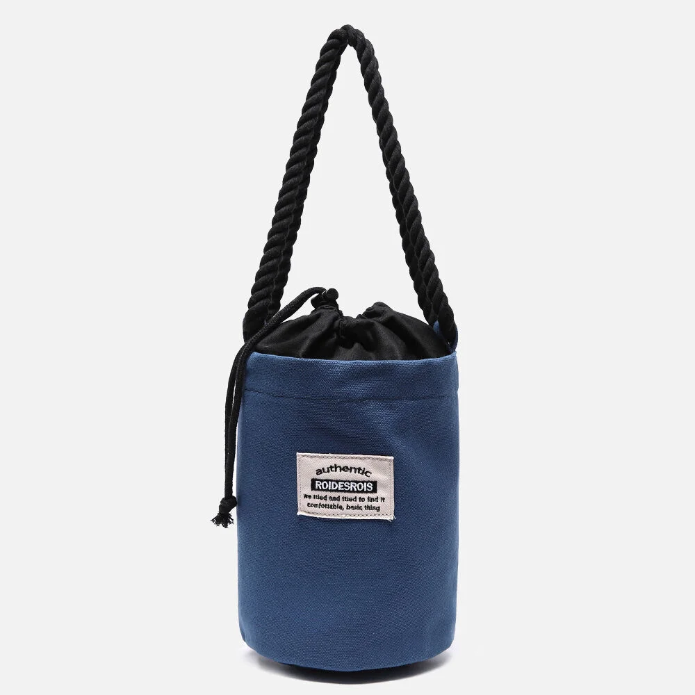 ROPE COTTON SHOULDER BAG (BLUE)