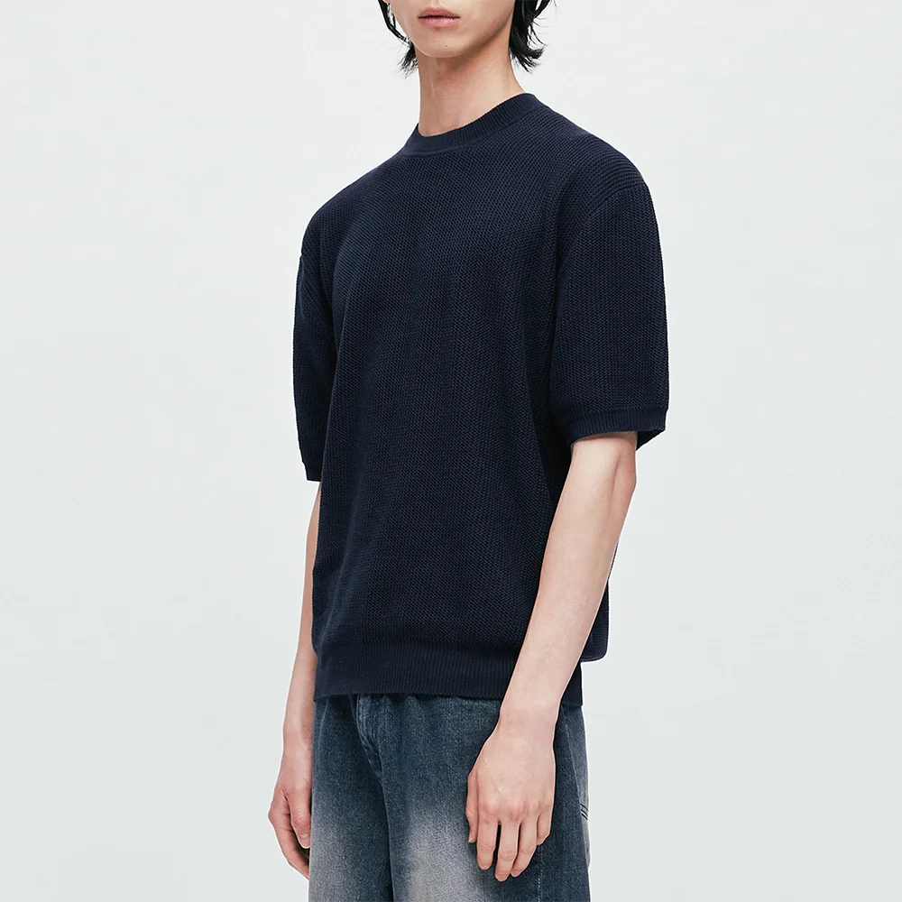 HARD TWIST HOLIDAY ROUND KNIT