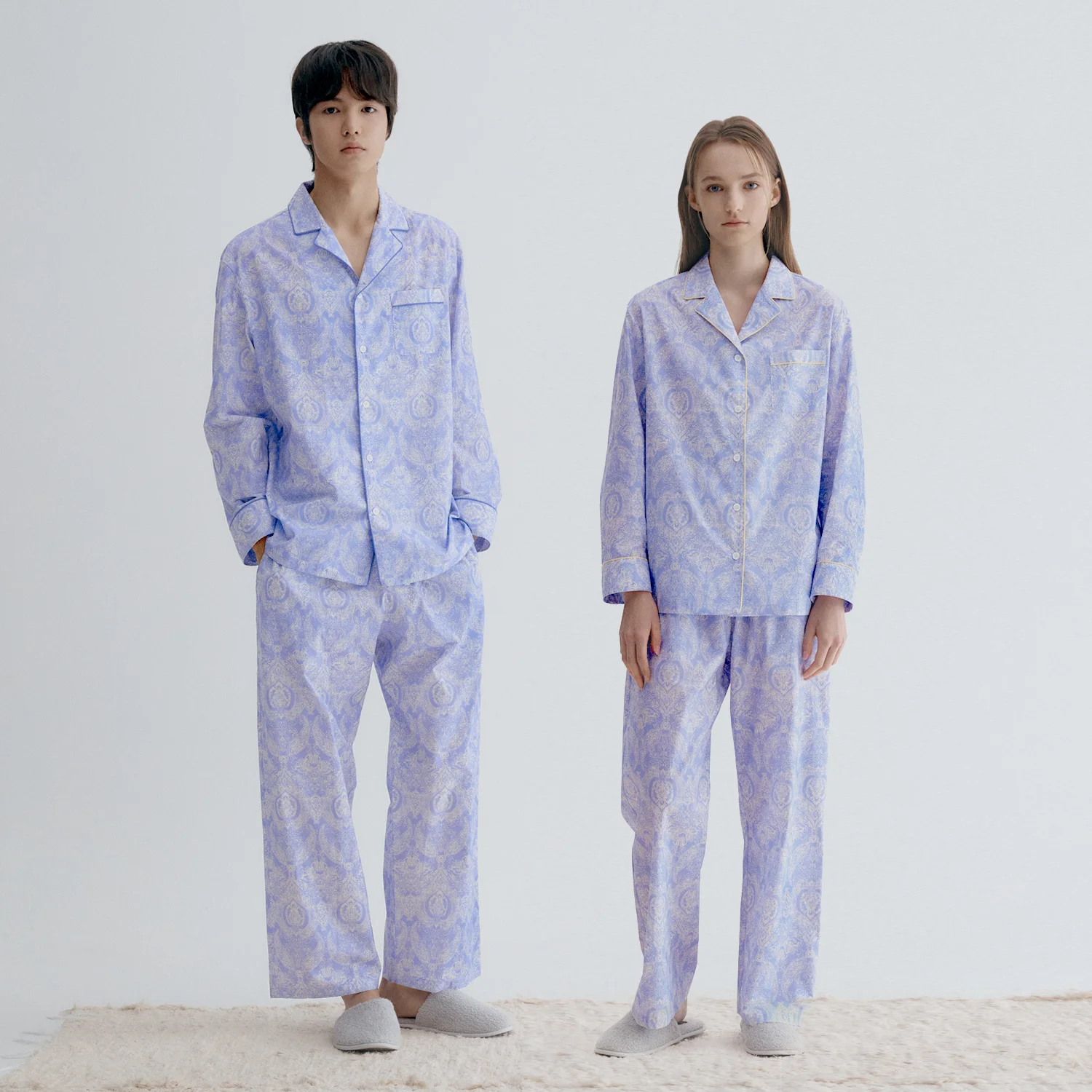Damask 睡衣 Pair 男女 SET