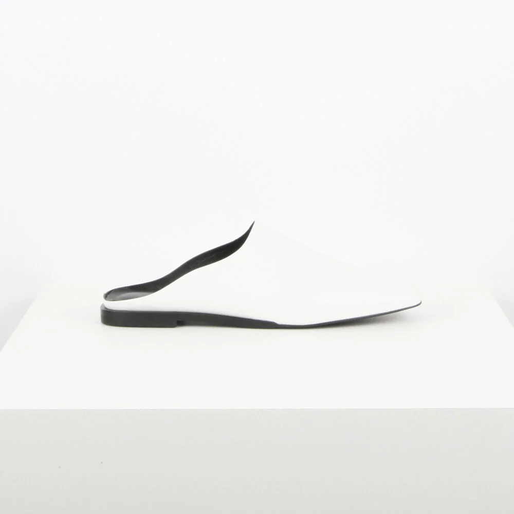 Ciel Mules Leather White