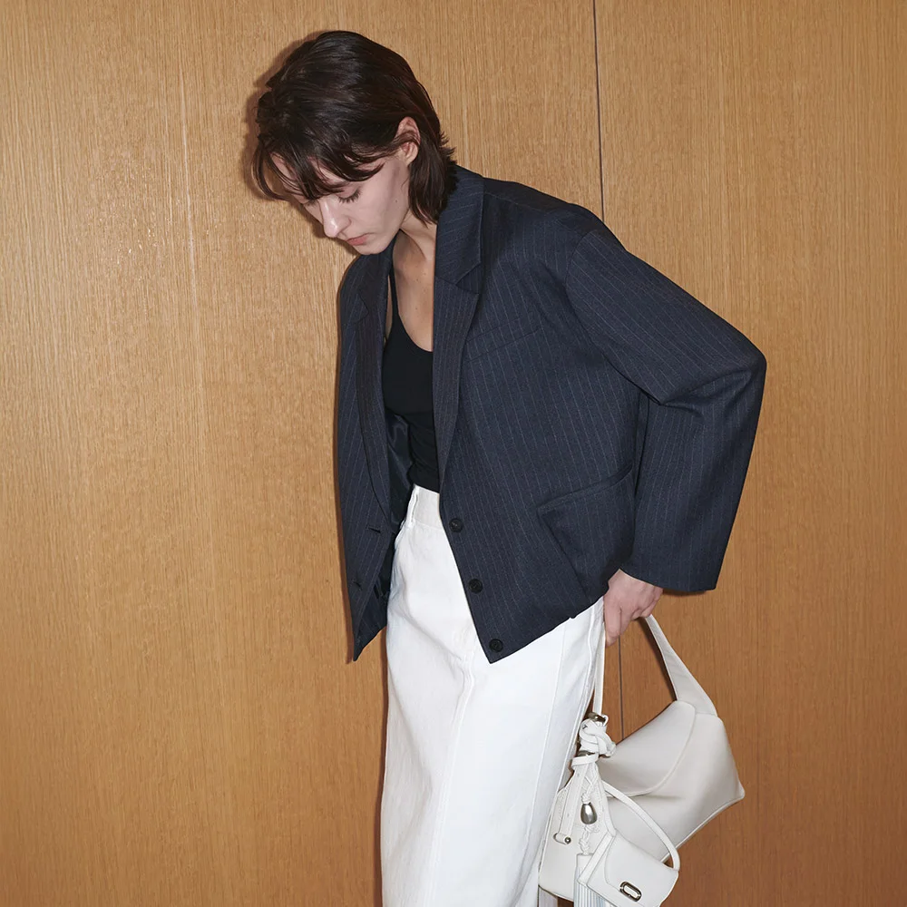 Striped Blouson Jacket SW5SJ109-13