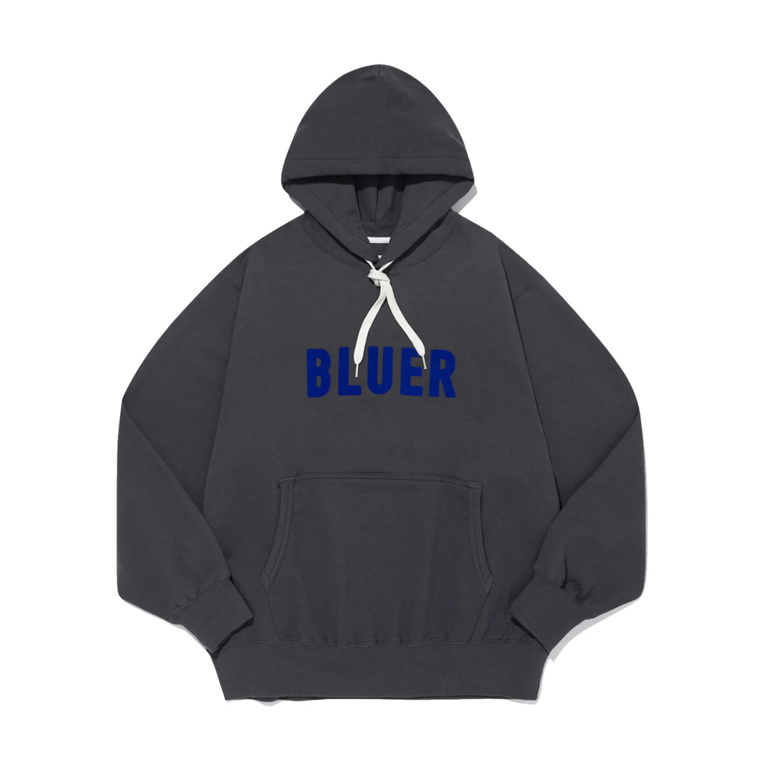 BLUER TEAM HOODIE CHARCOAL