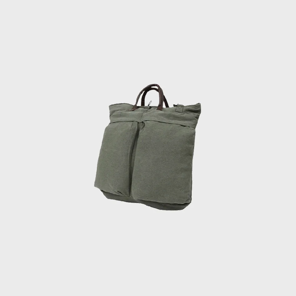 Vintage Canvas Helmet Shoulder Bag olive