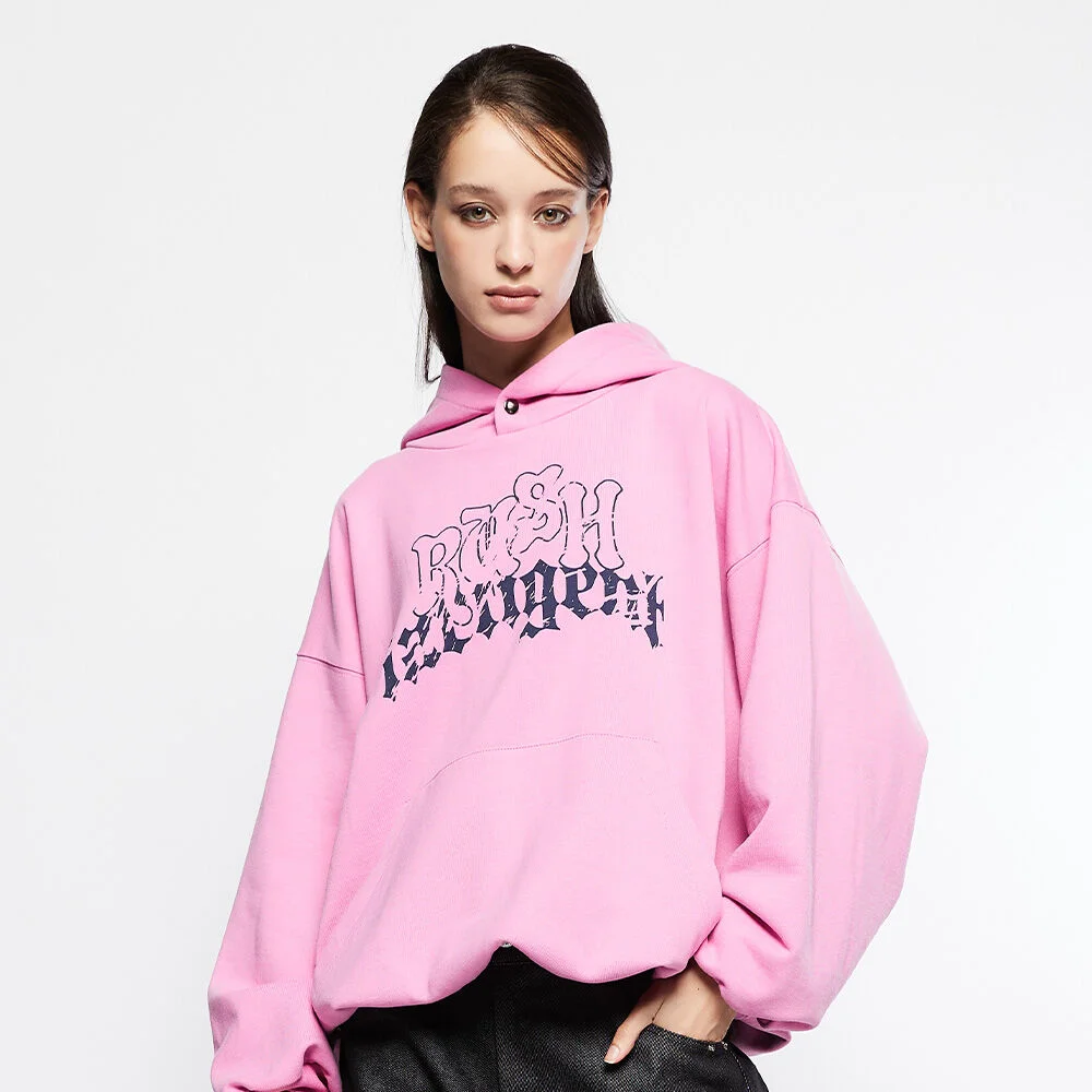 L7 OVER STRING HOODIE(PINK)