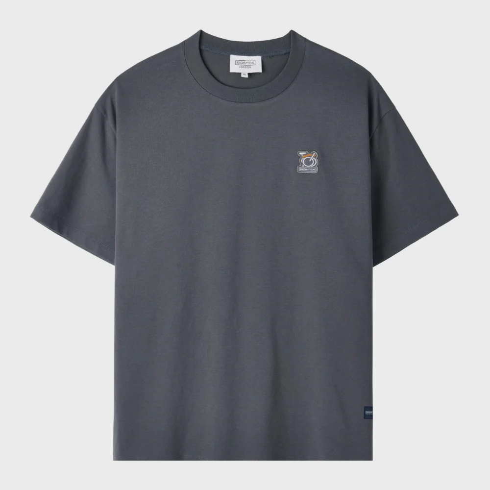BICYCLE WAPPEN HALF SLEEVE T-SHIRT - C/GREY (P262UTS130)