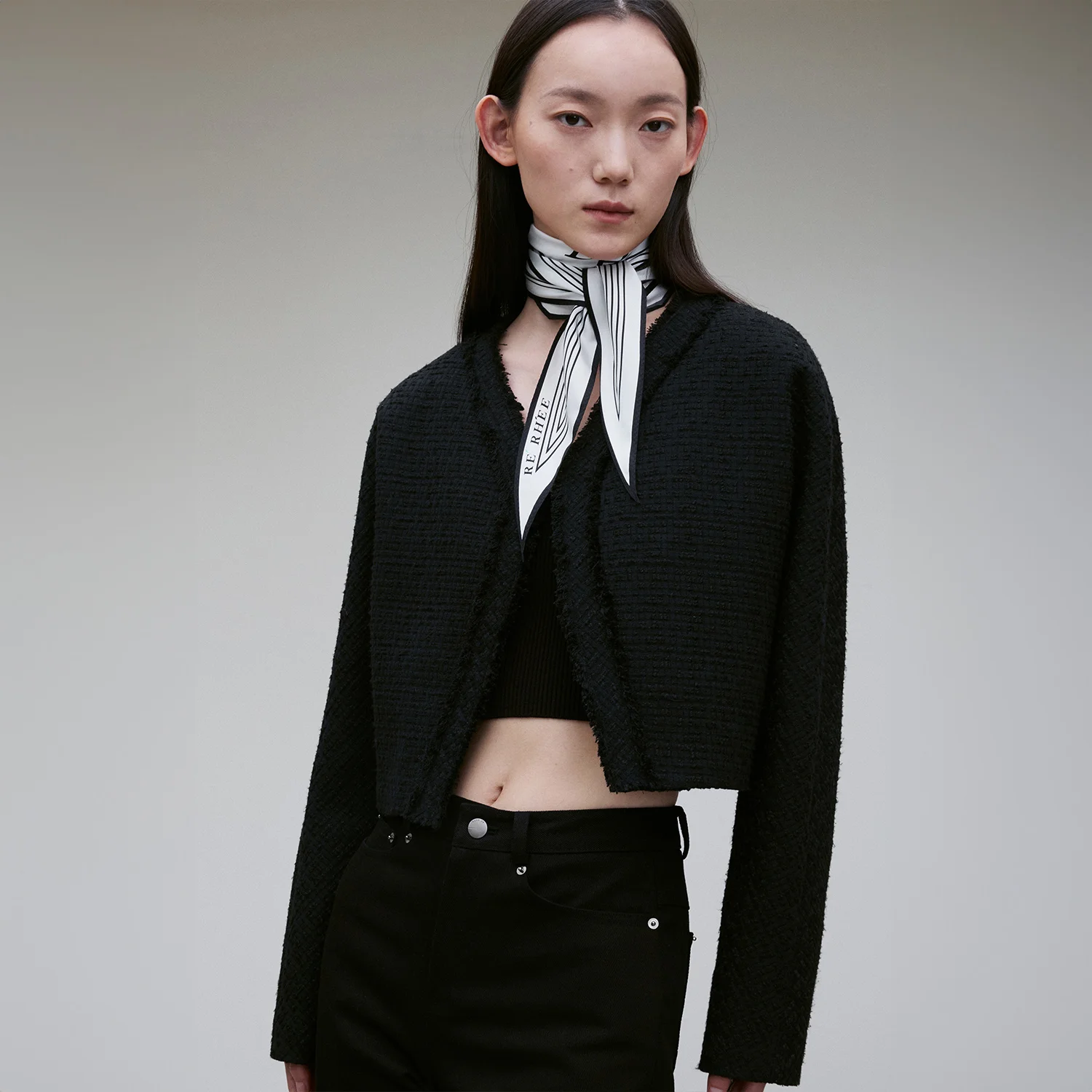 PATTERENED SILK SCARF