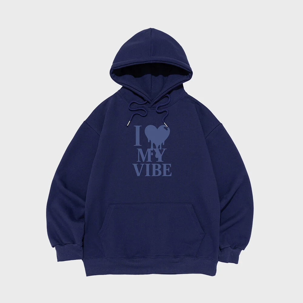 融化 心形 Vibe 連帽衫 (藍色)