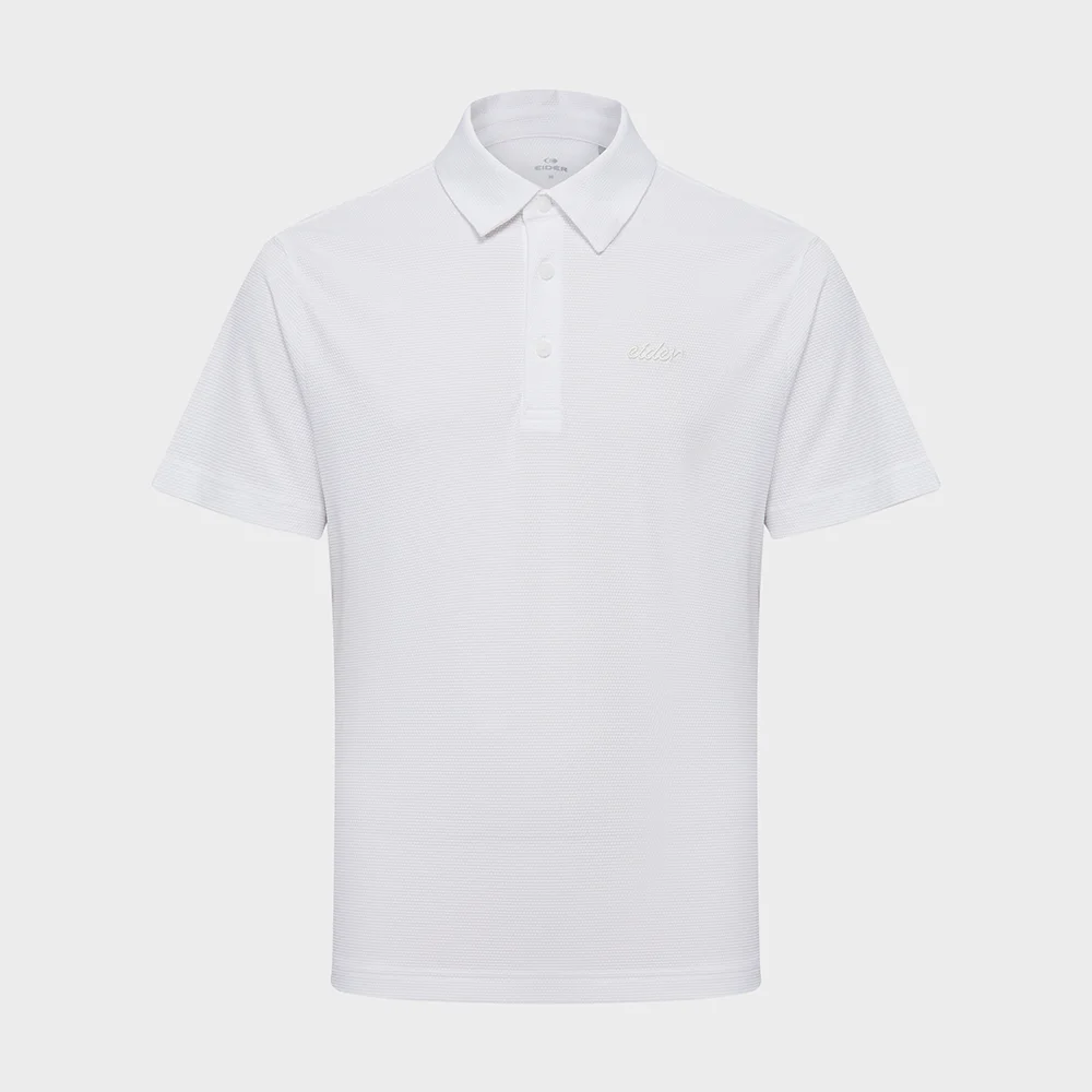 COOLUTION (Cool-lution) 男裝 Ice Bubble 短袖 Polo T恤_White_DMM26269W2