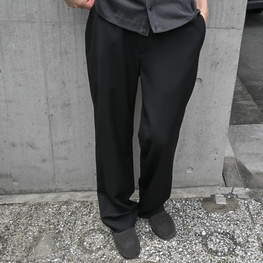 Pajama Wool Trousers (black)