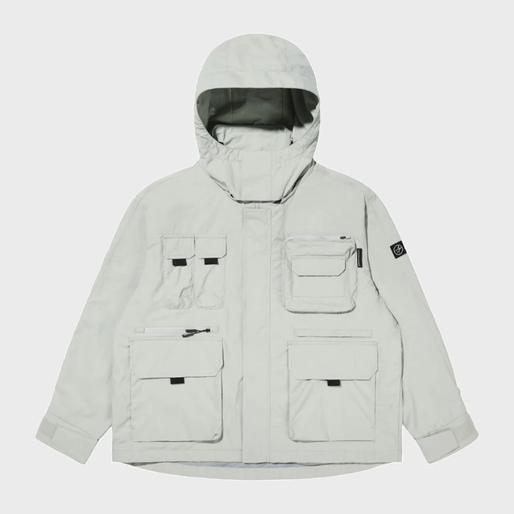 MULTI POCKET HIKER JACKET (GREY)