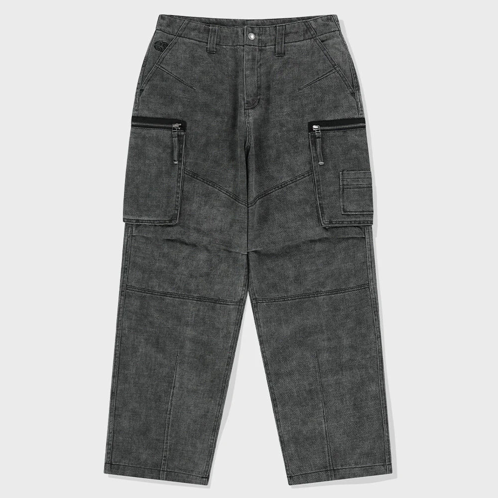 WASHED UTILITY PANT CHARCOAL(MG2FSMD121A)