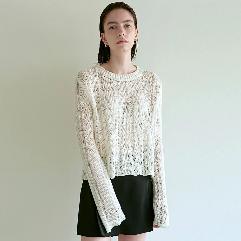 EMBROIDERY LABEL NET KNIT_2COLOR