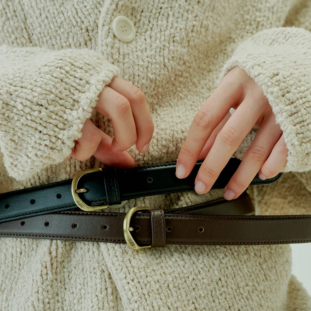 SIGNATURE BUCKLE BELT_2color