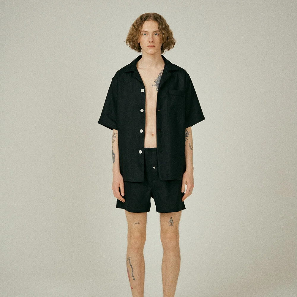 (m) Readymade Trunk Linen Black
