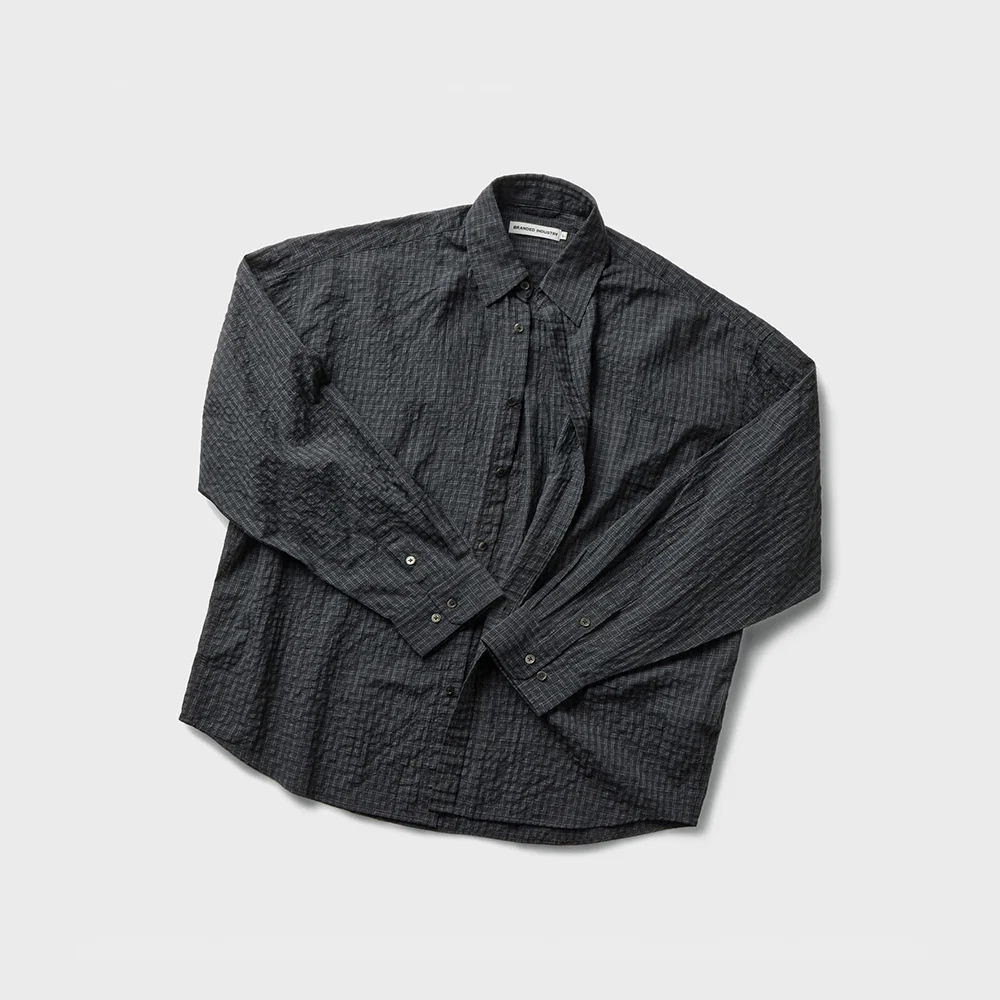 SQUARE OVERSIZED CHECK SHIRT