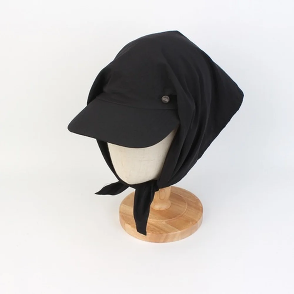 Scarf Logo Black BallCap 絲巾球帽