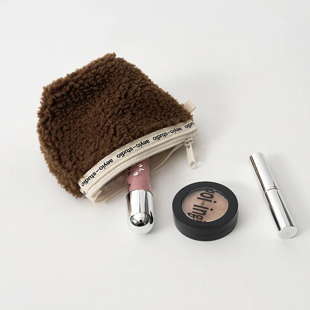 MINI FLEECE LOGO T POUCH_迷你 搖粒絨 標誌 T恤 化妝袋_APO3210 (5 Colors)