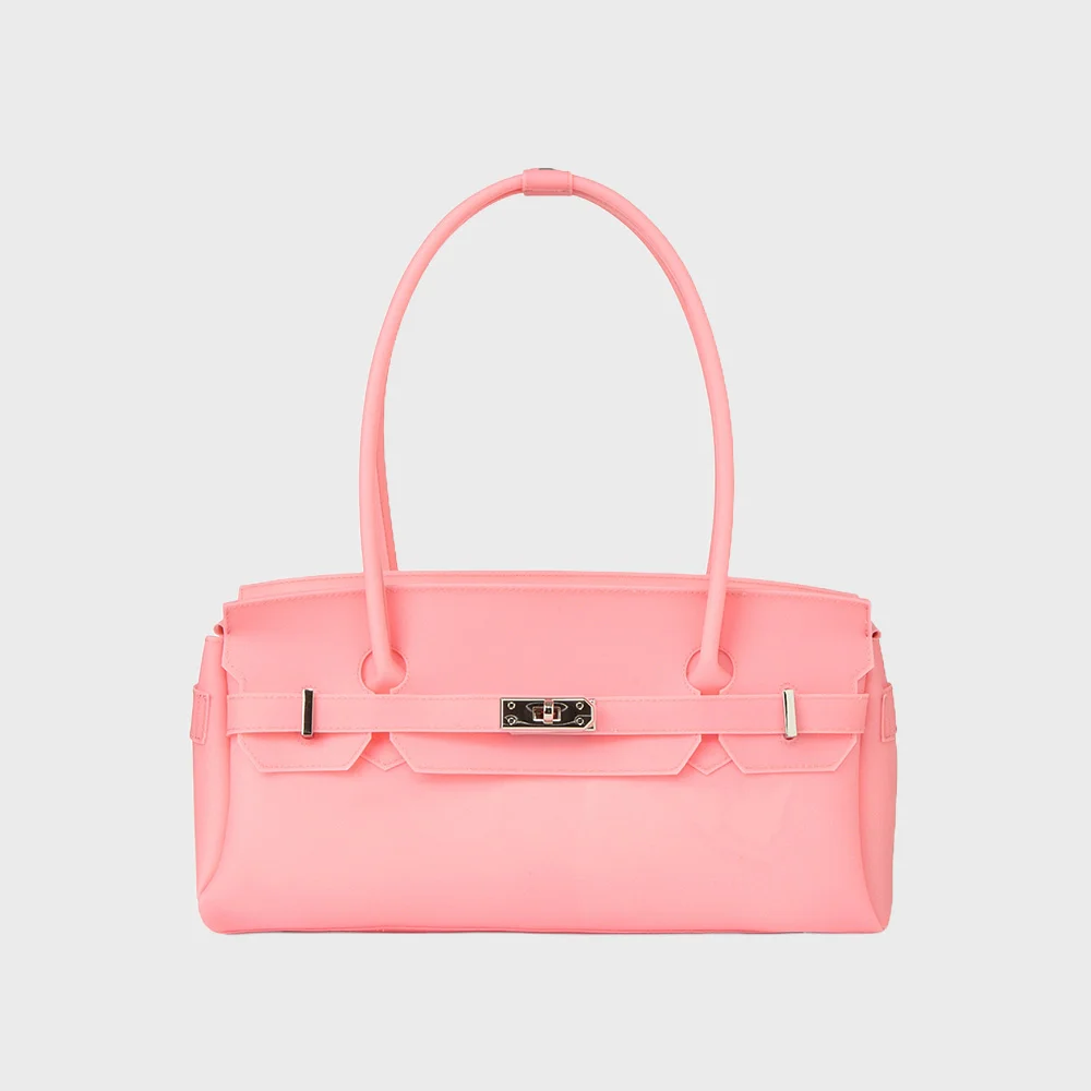 JELLY TWO-WAY BAG IN DEEP PINK