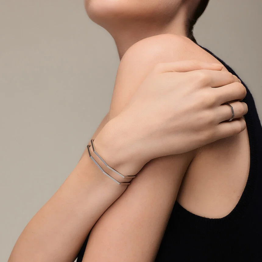 OKTO DOUBLE IL BRACCIALE SILVER L