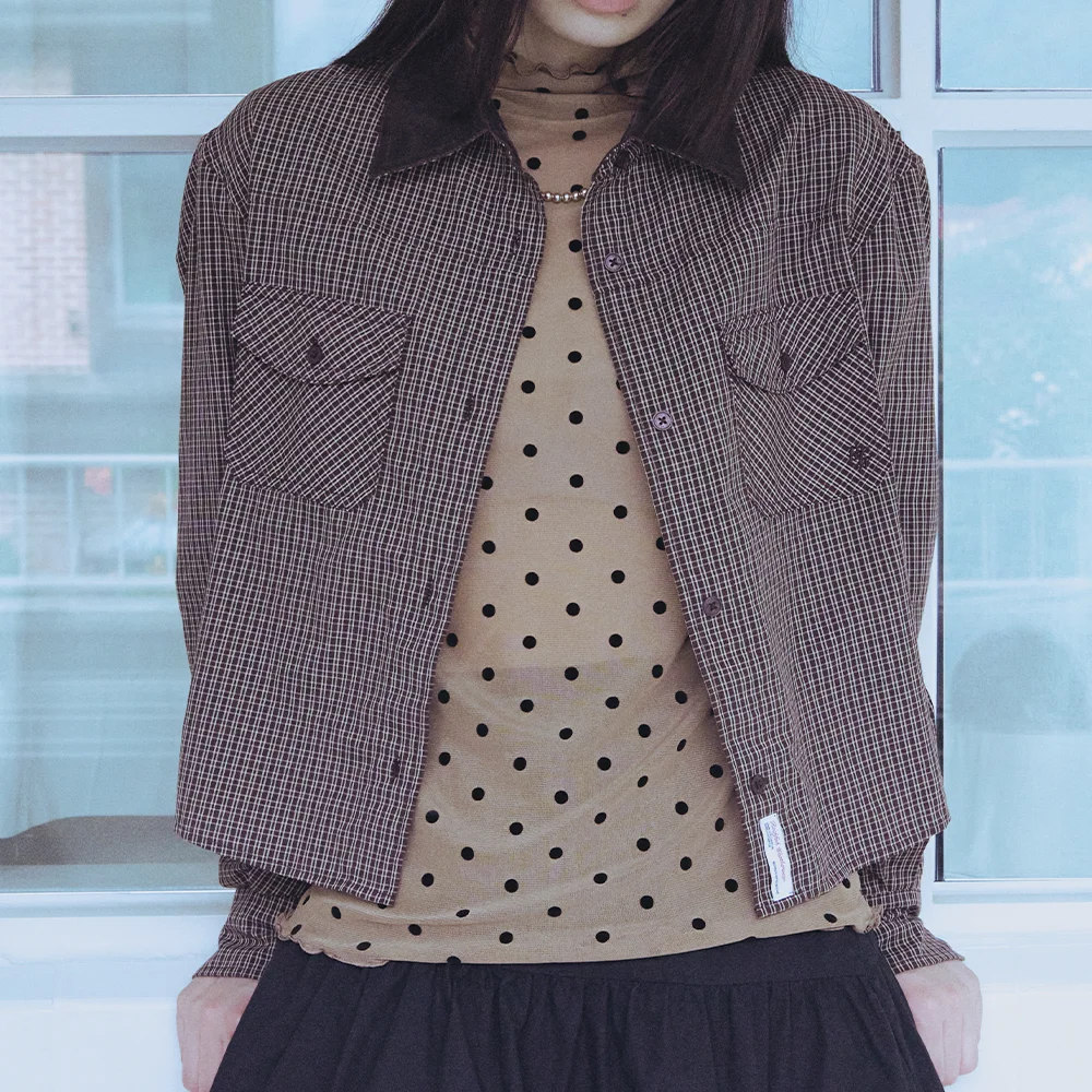 CROPPED SHIRT - 2 colors
