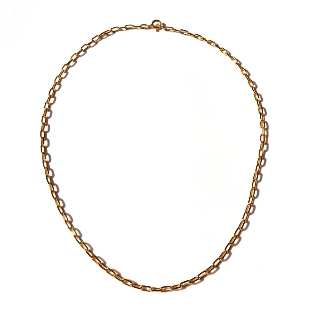 Daily simple clip chain Necklace 方形 Clip 鏈條 層次 頸鏈