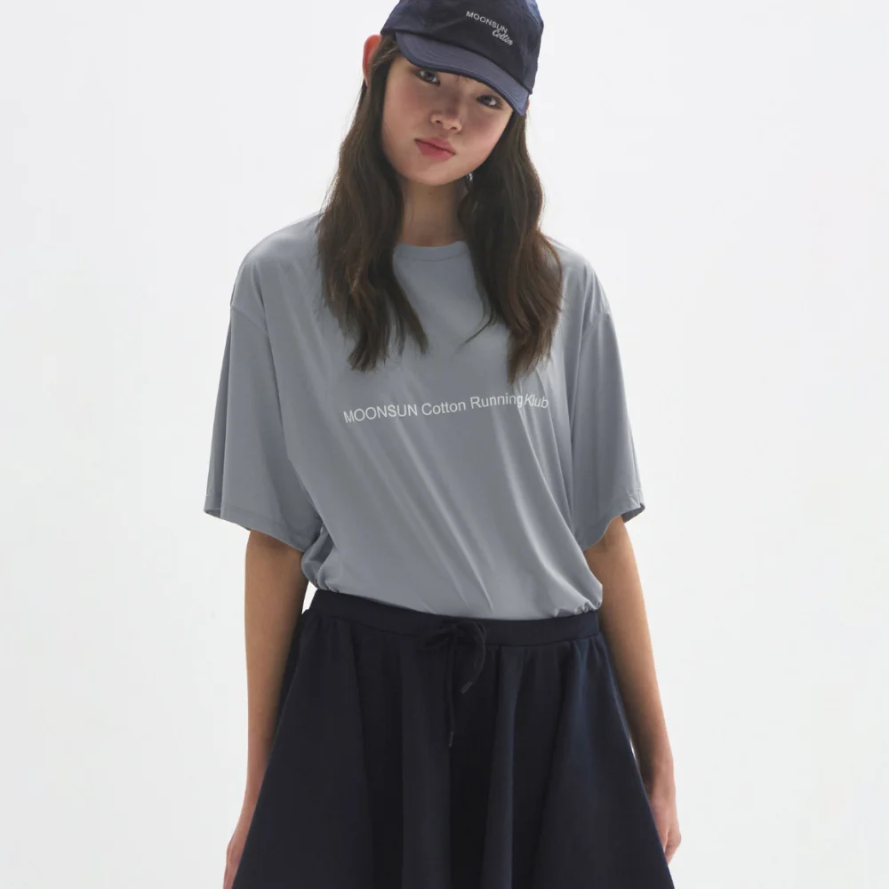 M.C UNISEX, Running Klub T-Shirt / GRAY