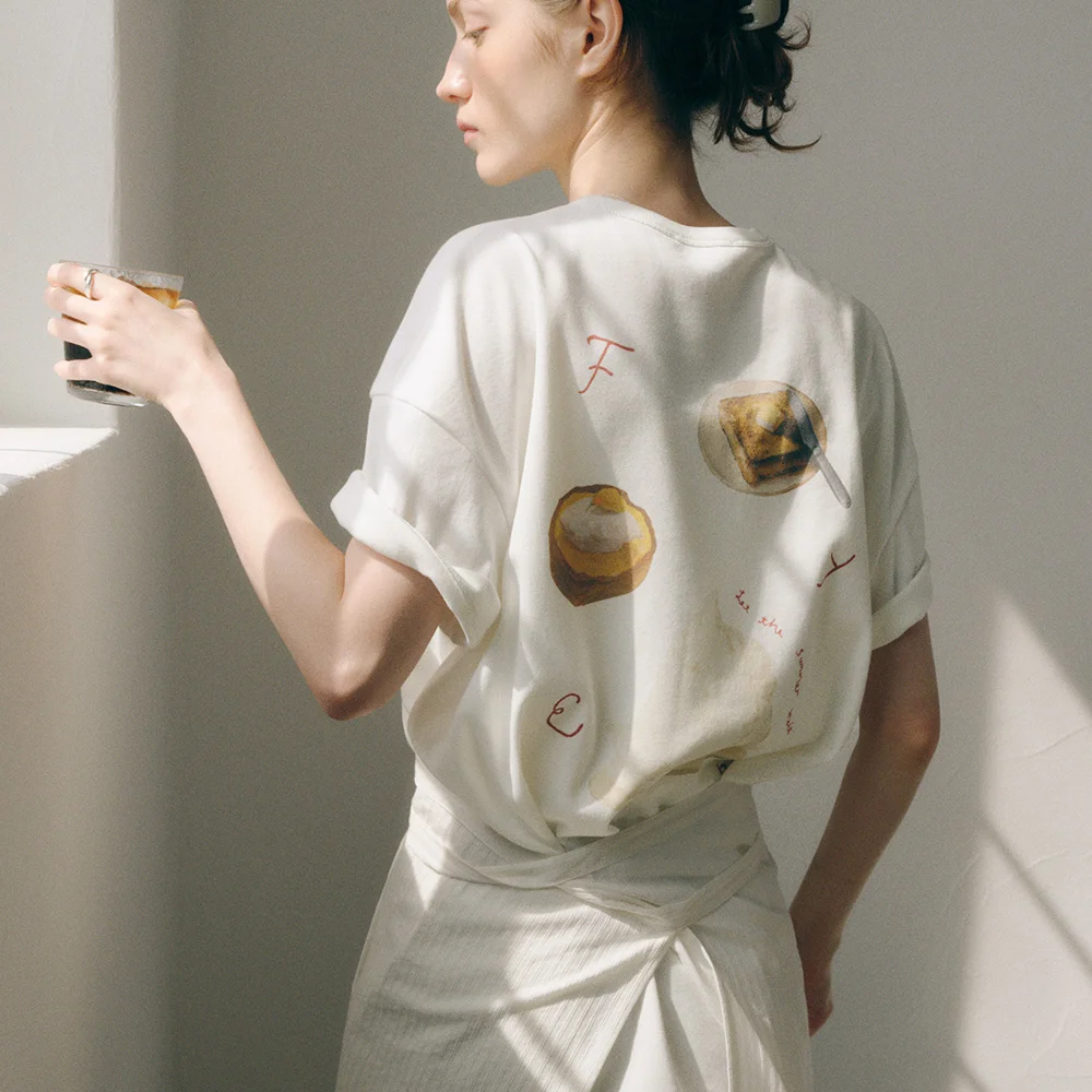 Sunday Loose T-shirt (Ivory)