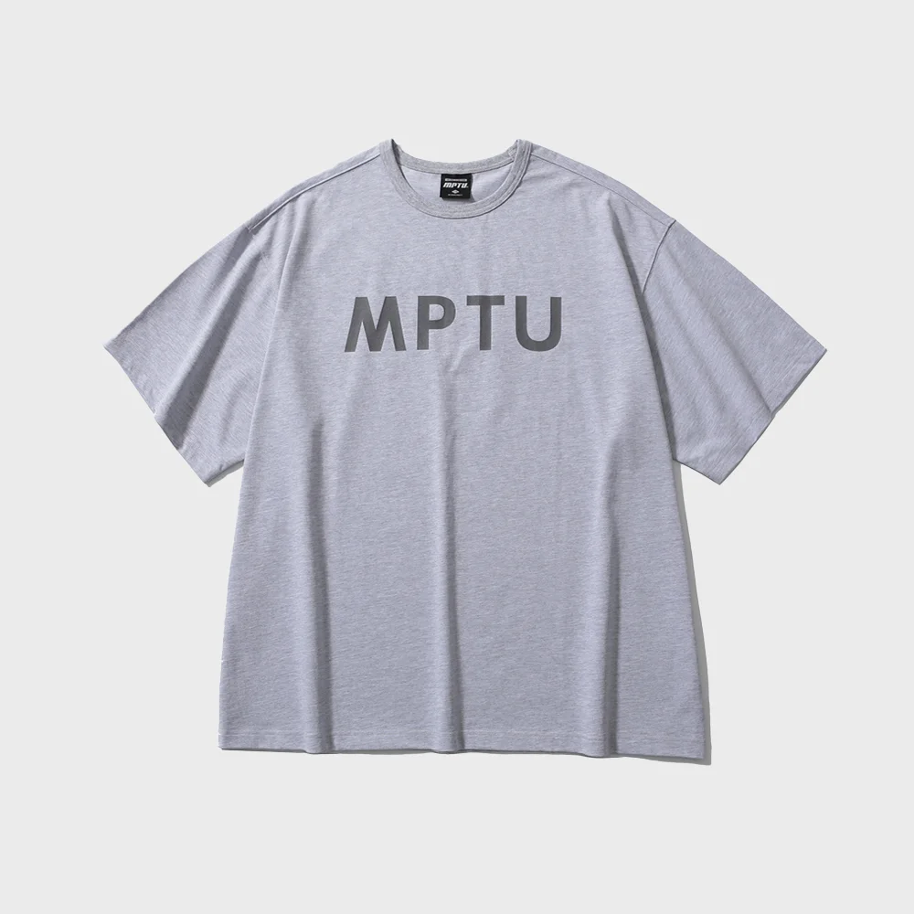 FITNESS LOGO S/S SHIRT / HEATHER GRAY
