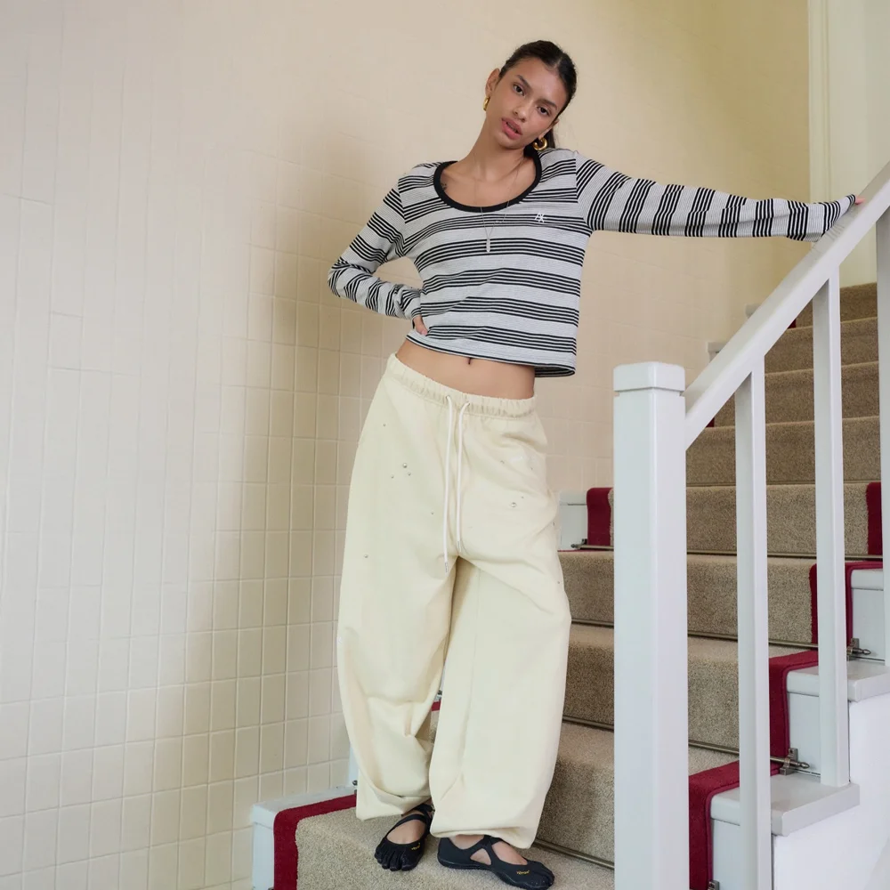 Smudge Jogger Pants / Mayonnaise