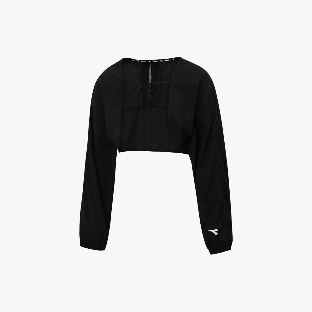 Fleur 開襟 短外套 外套 女裝 BLACK