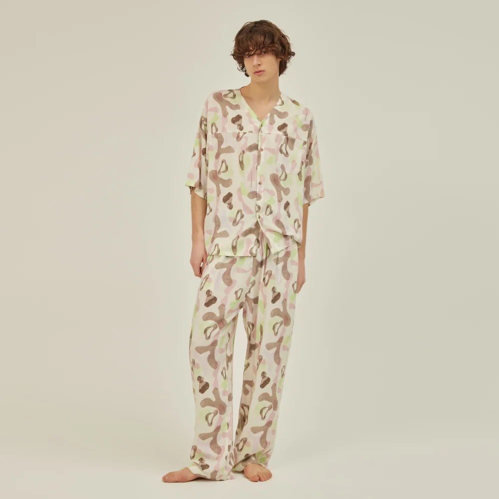 COZY PAJAMA SET_arc beige
