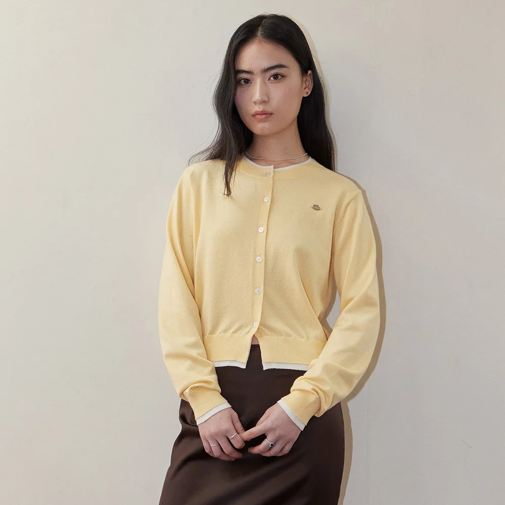 (女裝) 層次 針織衫 開襟外套_2 COLOR