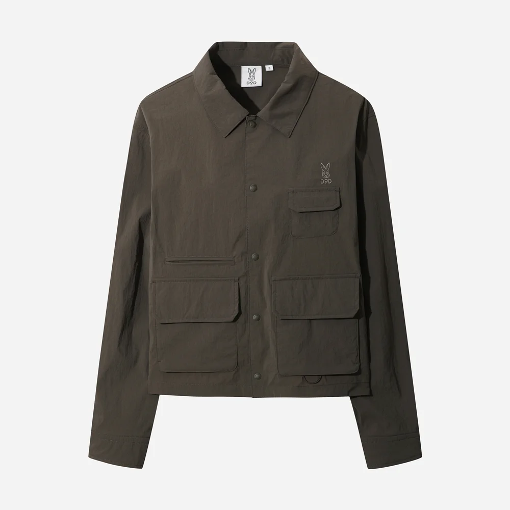 女裝) Norton 衣領 外套(BROWN)