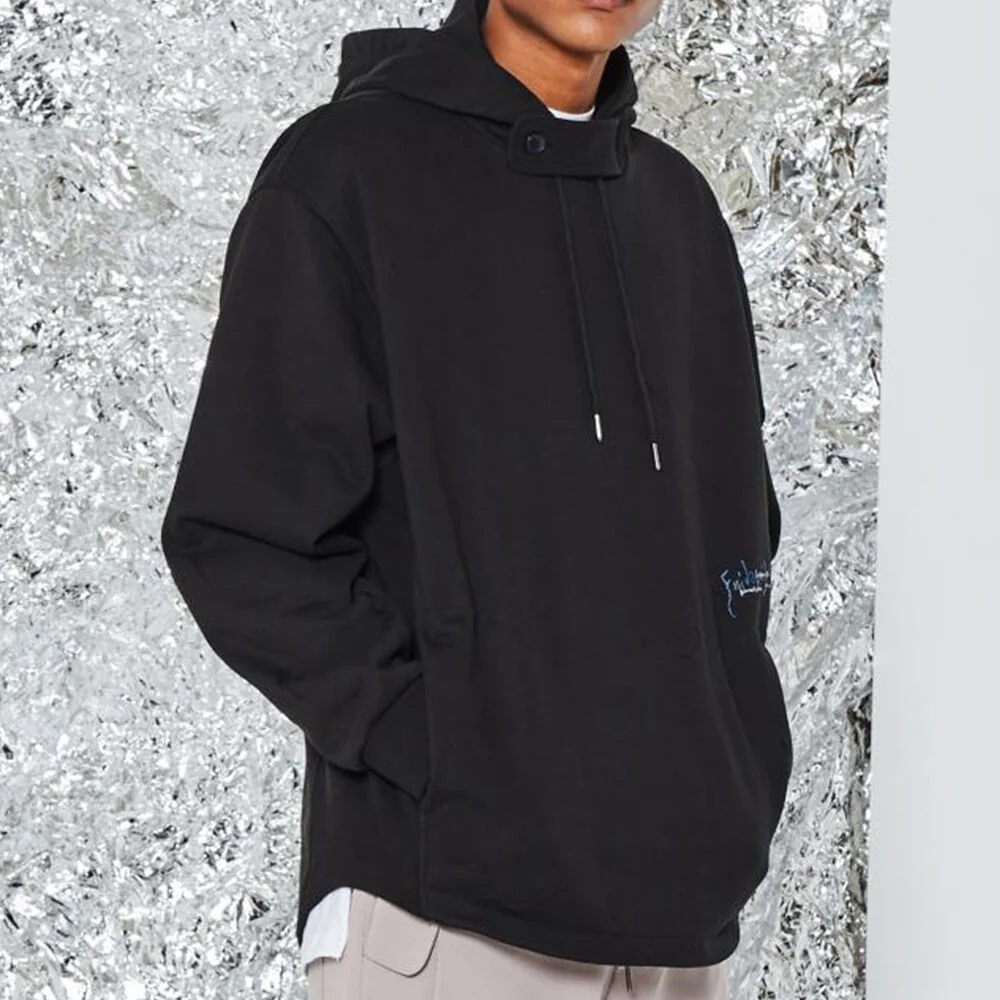 BLACK FROG CHAIN EMBROIDERY HOODIE IETS0F622BK