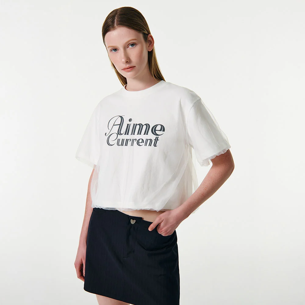 AIME MESH LAYERED T-SHIRT