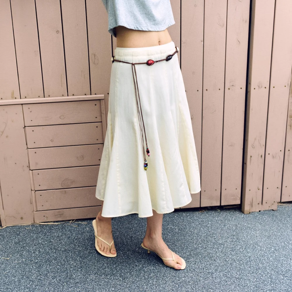 FLUTT FLARE SKIRT_VANILLA