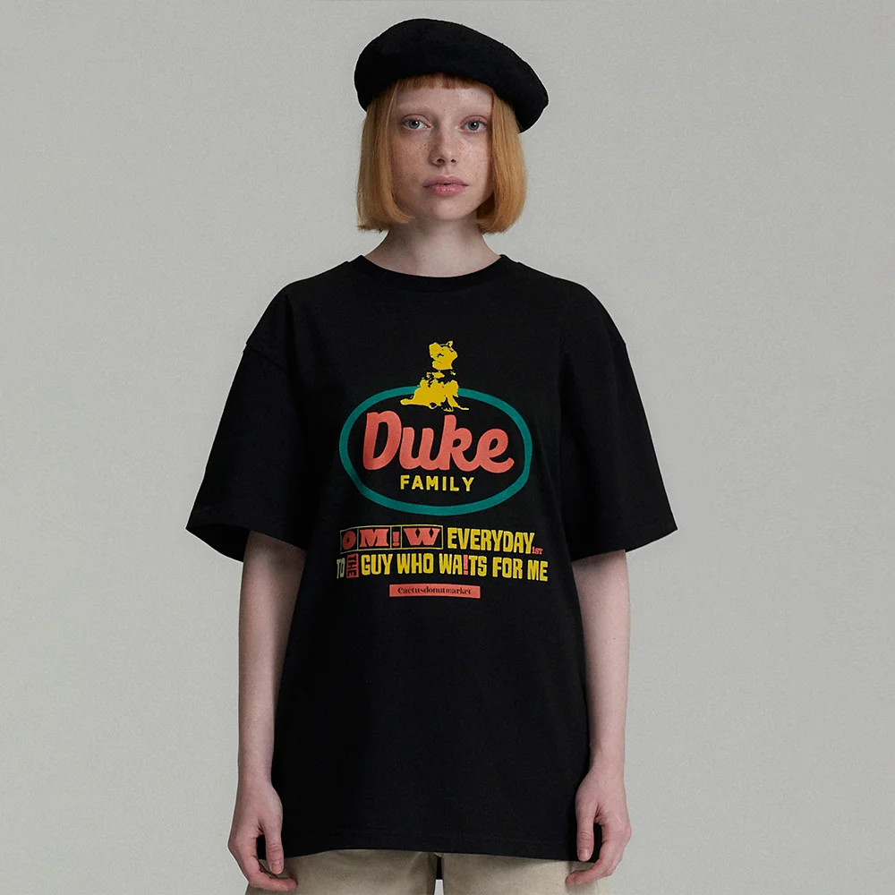 DUKE FAMILY T-SHIRT - BLACK