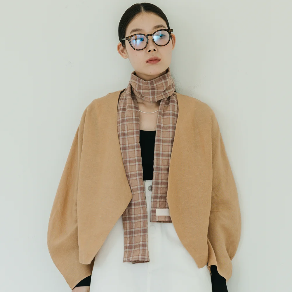 Round Sleeve Sand Jacket