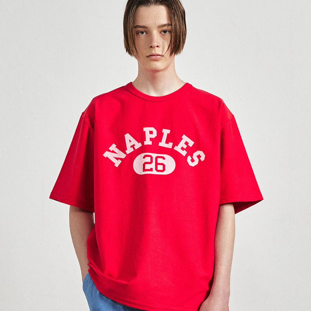 Naplis T恤 紅色