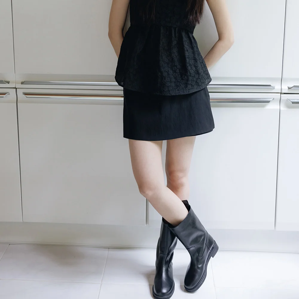 WARNET TENCEL SHORT PANTS (BLACK)