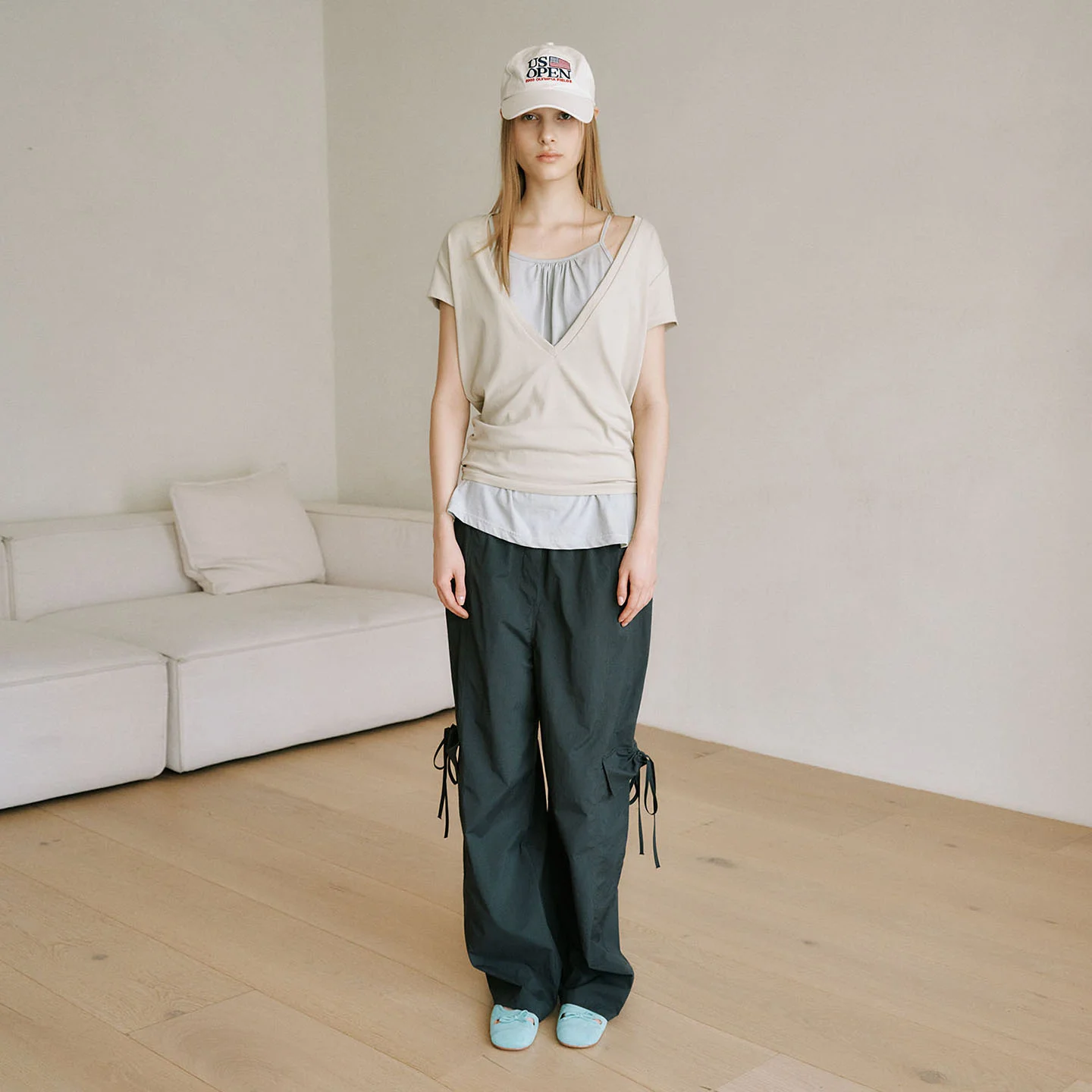 NYLON BANDING CARPENTER PANTS