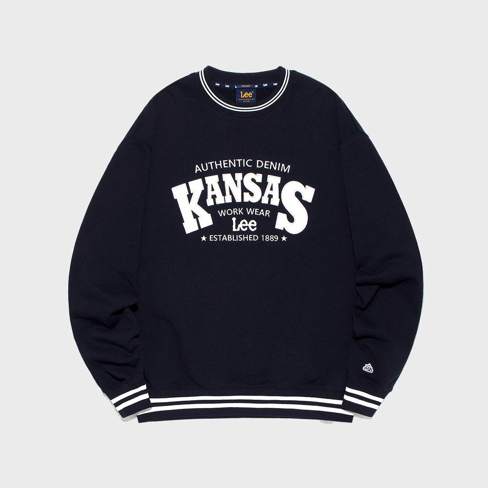 Kansas Lee 衛衣 海軍藍