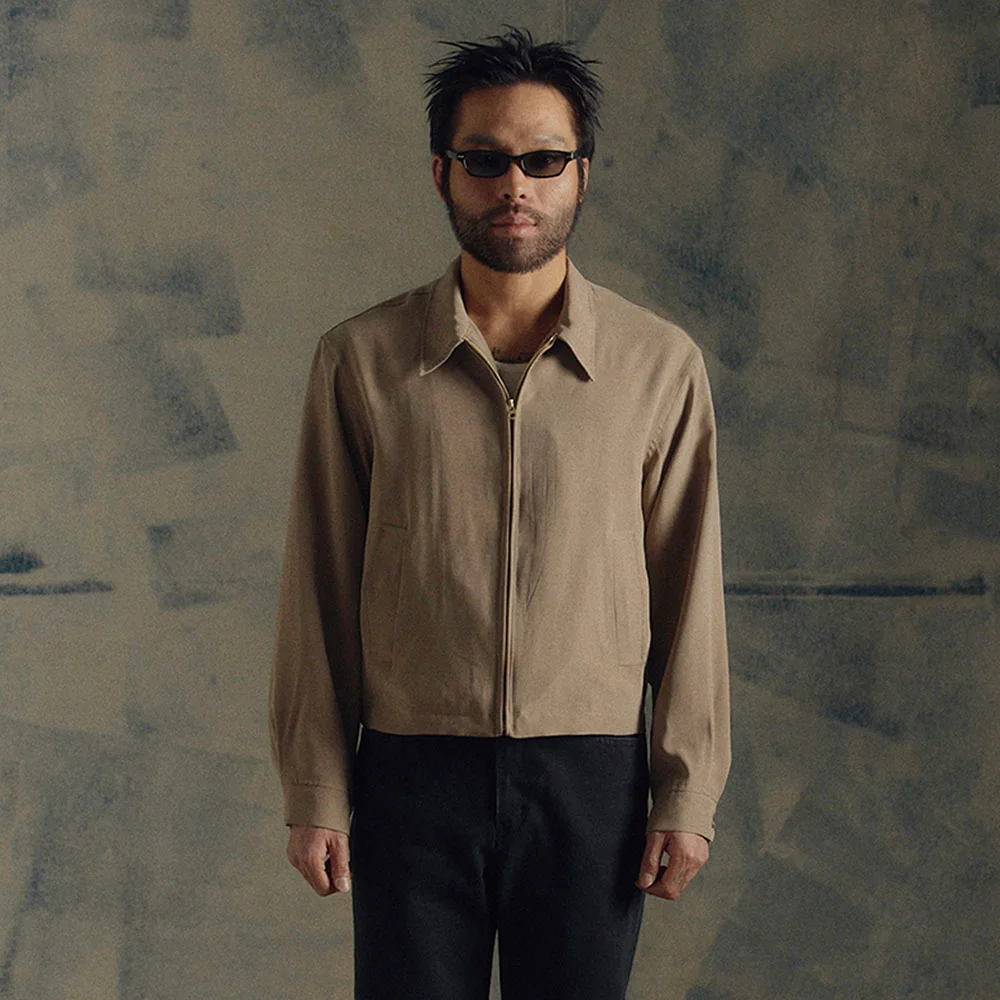 Lot.919 RAYON RICKY JACEKT (SAND)