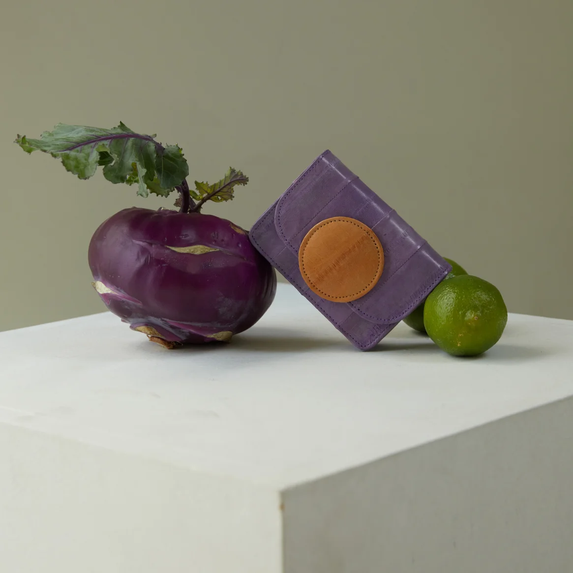 Macaron wallet mini bag 馬卡龍 銀包 迷你 袋 (紫色/米色)