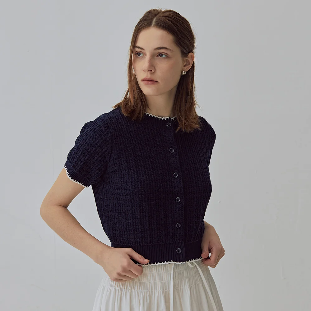 DAHLIA BUTTON CARDIGAN (3colors)